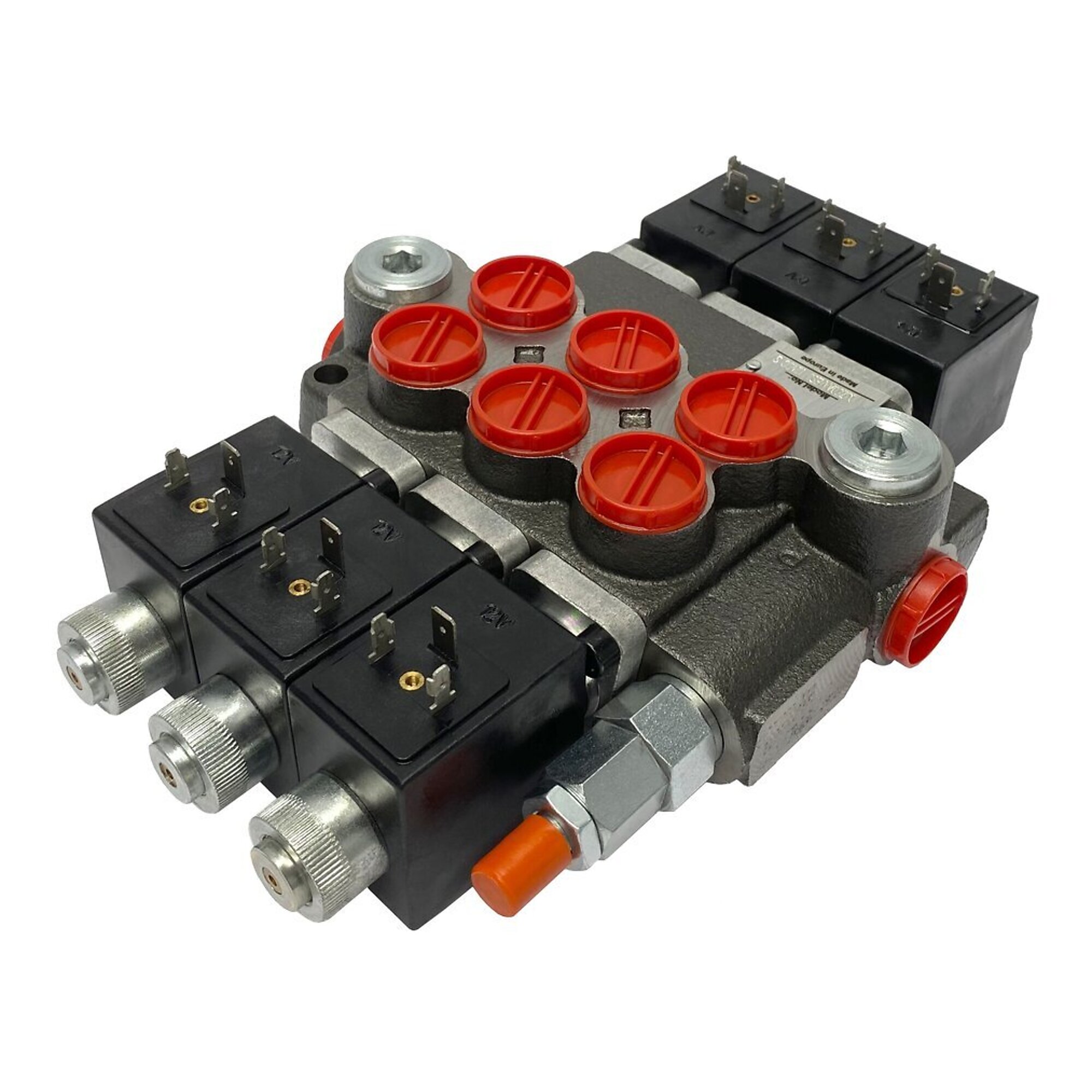 Magister 3 spool x 13 GPM solenoid hydraulic control valve HCV-S 3x13